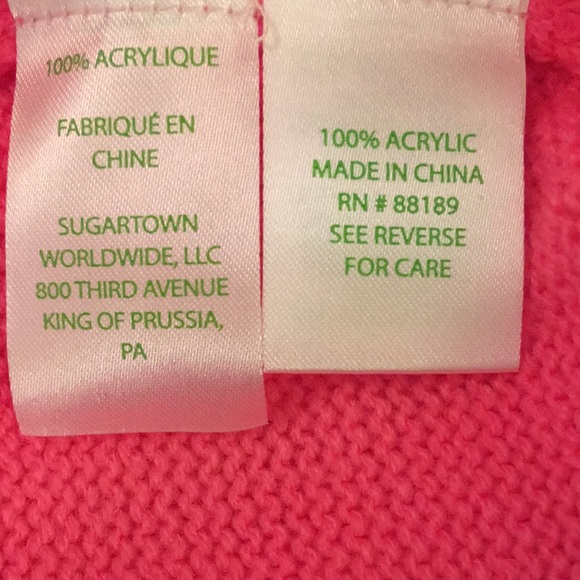 NWT Lilly Pulitzer Tekla Sweater Coral Sands Large - Picture 6 of 10